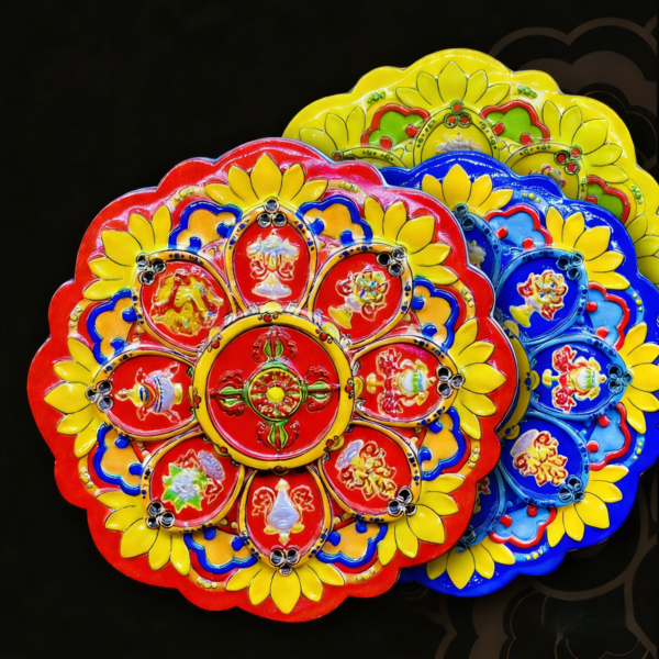 Tibetan Cultural and Creative Magnetic Fridge Magnets - Hand-Painted Thangka Souvenirs